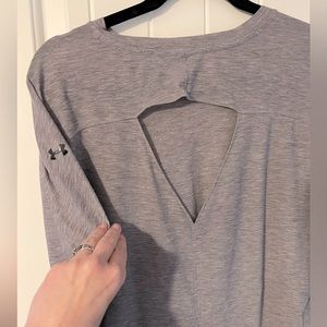 Under Armour Lilac soft knit shirt M, comfortable